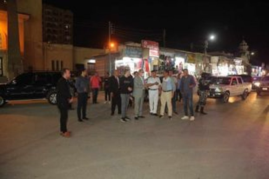 محافظ كفرالشيخ يقود حملة ليلية لإزالة الإشغالات والتعديات بشوارع العاصمة